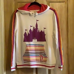 Disneyland striped hoodie sweatshirt